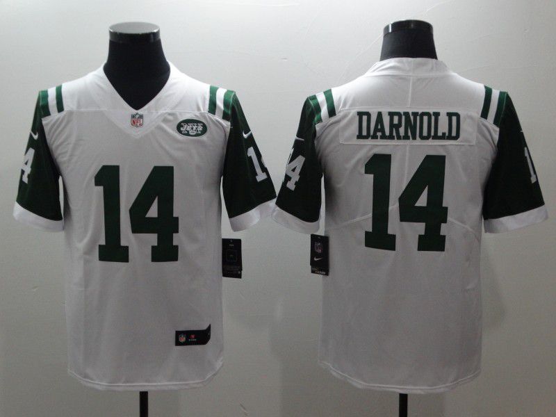Men New York Jets #14 Darnold White Nike Vapor Untouchable Limited NFL Jerseys->new york jets->NFL Jersey